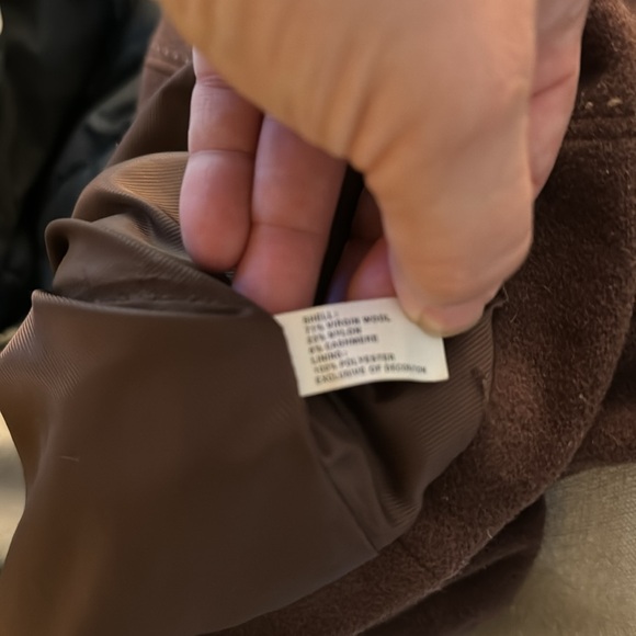 Girl’s Gap Brown Winter Wool Blend Jacket. Size 4 - Picture 6 of 6